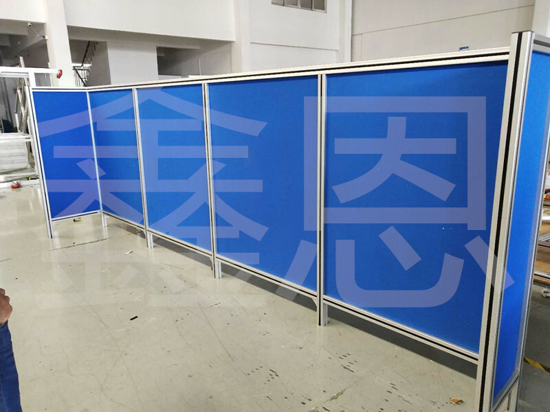 工業(yè)生產(chǎn)車(chē)間鋁型材隔斷